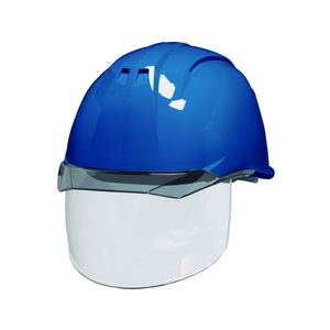 ＤＩＣプラスチック DIC/透明バイザーヘルメット シールド面付 スカイブルー／スモーク FC421FJ-1202001-イメージ1