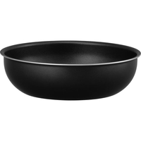 アイリスオーヤマ ダイヤモンドコートパン 炒め鍋 26cm IH・ガス火対応 ブラックメタリック FCJ635U-NTF-SEI26W
