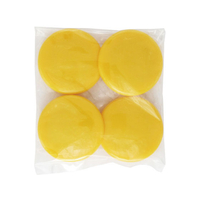 ミツヤ カラーマグネット 40mm 黄 4個入×100 FC12827-CM40-4P-YL