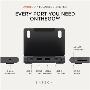SATECHI Satechi OntheGo  フォルダブルスタンドハブ PST-GOTGFC-イメージ14
