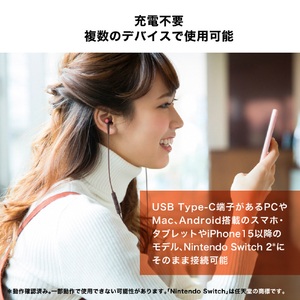 オーディオテクニカ USB Type-C用イヤホン ブラック ATH-CKD30C BK-イメージ8