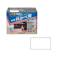 アサヒペン 水性外カベツヤ消し 7L ホワイト FC951PN