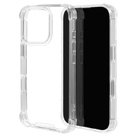 ラスタバナナ iPhone 16 Pro用耐衝撃吸収型 ハイブリッドケース TPU×PC クリア 8207IP461PHPSCL