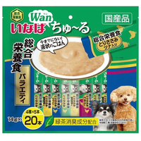 いなばペットフード ちゅ～る 総合栄養食バラエティ20本入り ｲﾇﾁﾕ-ﾙｿｳｺﾞｳﾊﾞﾗｴﾃｲ20P
