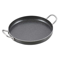 キャプテンスタッグ ファイバーライン 極厚 丸型鉄板26cm M6692ｺﾞｸｱﾂﾏﾙｶﾞﾀﾃﾂﾊﾟﾝ26CM