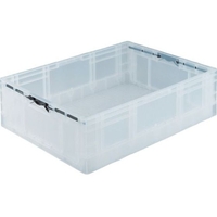 トラスコ中山 TRUSCO TPO型 折りたたみコンテナ TP規格 53L 透明 FC510GZ-2871041