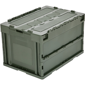 トラスコ オリコン　蓋つき折りたたみコンテナ　５０Ｌ　ＯＤ CT50-OD-イメージ1