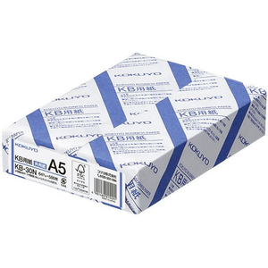 コクヨ KB用紙(共用紙) 64g A5 500枚×10冊 1箱(10冊) F825905-KB-30N-イメージ2