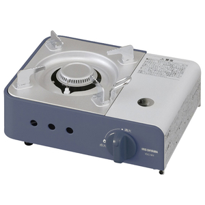 アイリスオーヤマ カセットコンロミニ アッシュネイビー IGC-M1-A-イメージ1
