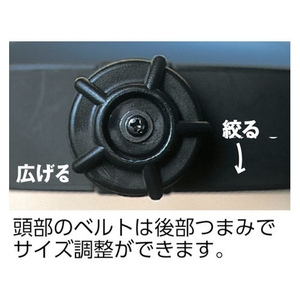 トラスコ中山 ヘルメット取付型防災面 グリーン ダブル型 FC086EH-2316021-イメージ5