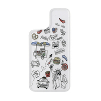 Dparks iPhone 12 mini用きせかえ用背面パネル I LOVE NEWYORK AS20692I12MN