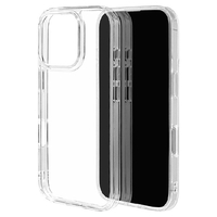 ラスタバナナ iPhone 16 Pro用ハイブリッドケース TPU×GLASS 10H クリア 8208IP461PHGCL