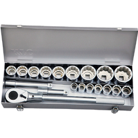 ＫＴＣ １９．０ｓｑ．ソケットレンチセット［１９点］ KTC ソケットレンチセット（12角タイプ） 差込角19.0mm TB619B