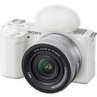SONY ZV-E10KW ミラーレス一眼カメラ α VLOGCAM ホワイト|エディオン