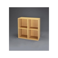 エスコ 木製収納棚 連結式 2個 370×300×740mm FCY0847-EA954EF-2