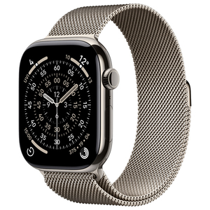 Apple Apple Watch Series 11 ナチュラルチタニウムケースとナチュラルミラネーゼループ - M/L MFD04J/A-イメージ1
