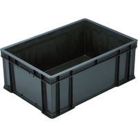 岐阜プラスチック工業 RBE型導電性コンテナーRB-61 ブラック FC266HL-8362483