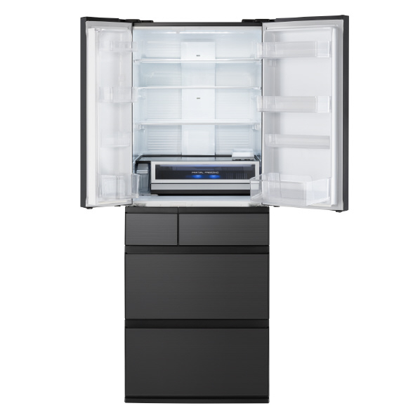 パナソニック 601L 6ドア冷蔵庫 ミスティスチールグレー NR-F60WX1-H 601L