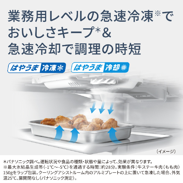 パナソニック 601L 6ドア冷蔵庫 ミスティスチールグレー NR-F60WX1-H 601L