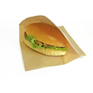 近藤印刷工業 バーガー袋 15cm角 茶(未晒クラフト) 4000枚 FCN3790-719064-イメージ2
