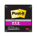 3M ポスト・イット ノート 強粘着 75x75mm ブラック 90枚 FCK297B-654SS-BK