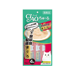 いなば CIAO ちゅーる 下部尿路配慮まぐろ 14g×4P F032690-SC-105-イメージ1