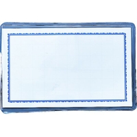 トラスコ中山 TRUSCO/軟質塩ビ簡易名札 クリップピンタイプ 台紙55×90mm FC638KR-1372241