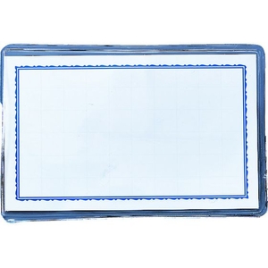 トラスコ中山 TRUSCO/軟質塩ビ簡易名札 クリップピンタイプ 台紙55×90mm FC638KR-1372241-イメージ1