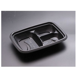 リスパック 弁当容器 バイオデリカ BC 60S-8B 黒 リスパック 50枚 FCG766V-00486461-イメージ1