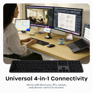 Satechi Sastechi Slim EX3 Wireless Keyboard US Layout (C-EN)スペースブラック PST-KEX3C-EN-イメージ11