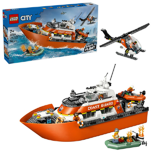レゴジャパン LEGO シティ 60504 沿岸警備隊レスキュー ボート&ヘリコプター 60504ｹｲﾋﾞﾚｽｷﾕ-ﾎﾞ-ﾄﾍﾘｺﾌﾟﾀ--イメージ1