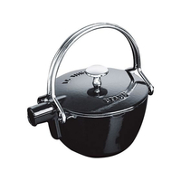 STAUB ストウブ ティーポット 丸型 1.15L ブラック 40509-421 FC568LZ-8878800