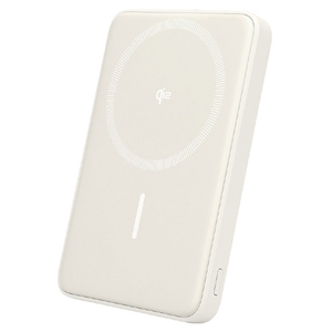 MOTTERU モバイルバッテリー アーモンドミルク MOT-MBQI5001-AM-イメージ1