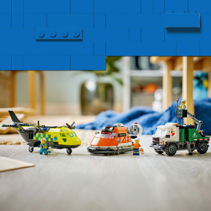 レゴジャパン LEGO シティ 60505 飛行機・整備用トラック・ホバークラフト コンボセット 60505ﾋｺｳｷ･ﾄﾗﾂｸ･ﾎﾊﾞ-ｸﾗﾌﾄS-イメージ6