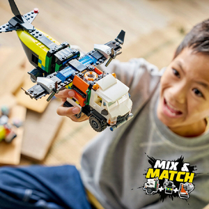 レゴジャパン LEGO シティ 60505 飛行機・整備用トラック・ホバークラフト コンボセット 60505ﾋｺｳｷ･ﾄﾗﾂｸ･ﾎﾊﾞ-ｸﾗﾌﾄS-イメージ8