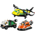 レゴジャパン LEGO シティ 60505 飛行機・整備用トラック・ホバークラフト コンボセット 60505ﾋｺｳｷ･ﾄﾗﾂｸ･ﾎﾊﾞ-ｸﾗﾌﾄS-イメージ2