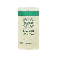 ミヨシ石鹸 無添加 泡の洗顔せっけん 詰替用 180mL F823259