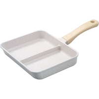 シービージャパン IH対応二品同時に作れるフライパン グレーマーブル FC433PX