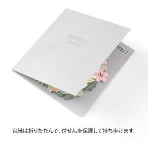 デザインフィル 付せん紙 型抜き リース柄 FCU3394-19073006-イメージ3