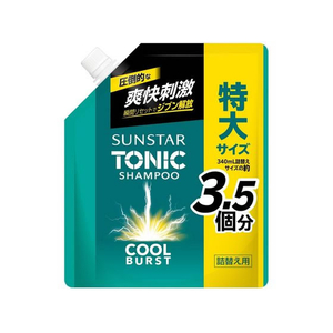 サンスター トニックシャンプー 詰替 大容量 1200mL FC547YP-イメージ1