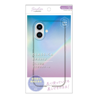 トリニティ iPhone 16用[GLASSICA Beauty] 美しさ継続 背面ガラスケース クリア AM-IP24M2-CGB-PCCCL