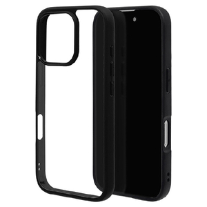 ラスタバナナ iPhone 16 Pro用RHINOX ハイブリッドケース TPU×アクリル ブラック×クリア 8211IP461PHABK-イメージ1