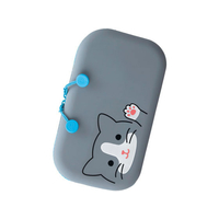 リヒトラブ SMART FIT PuniLabo ファスナーポーチ ハチワレネコ FC58391-A7716-4