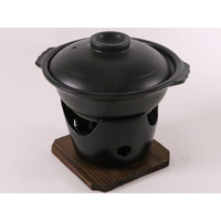 パール金属 和ごころ 懐石 陶器製寄せ鍋コンロ付セット FC89688