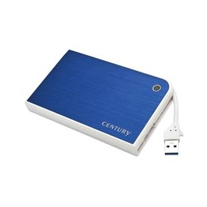 センチュリー HDD/SSDケース MOBILE BOX ブルー&ホワイト CMB25U3BL6G-イメージ1