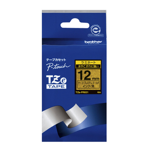 ブラザー おしゃれテープ プレミアムタイプ ピータッチ プレミアムゴールド TZEPR831 ブラザー おしゃれテープ プレミアムタイプ ピータッチ プレミアムゴールド TZEPR831