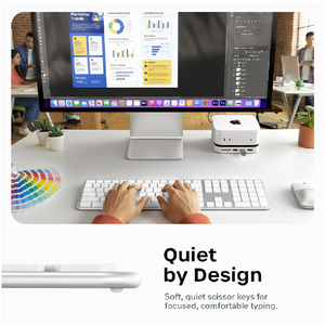 Satechi Sastechi Slim EX3 Wireless Keyboard US Layout (S-EN)シルバー PST-KEX3S-EN-イメージ11