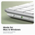 Satechi Sastechi Slim EX3 Wireless Keyboard US Layout (S-EN)シルバー PST-KEX3S-EN-イメージ13