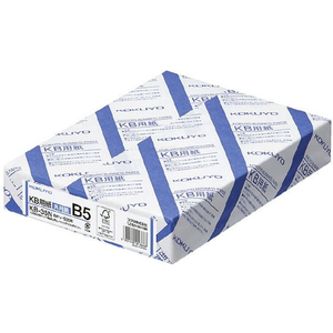 コクヨ KB用紙(共用紙) 64g B5 500枚×5冊 1箱(5冊) F825908-KB-35N-イメージ2