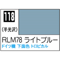 GSIクレオス Mr．カラー RML78 ライトブルー【C118】 C118RLM78ﾗｲﾄﾌﾞﾙ-N